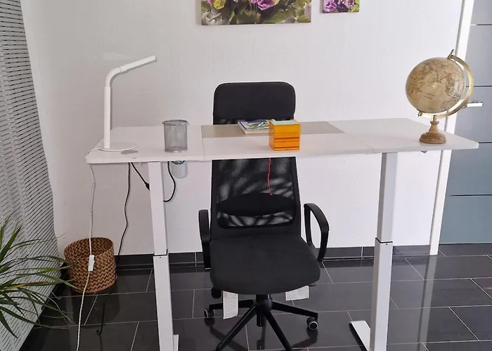 Zentrales City-apartment Mit Garage Und Arbeitsplatz Geeignet Fuer Business Und Familie * דיסבורג