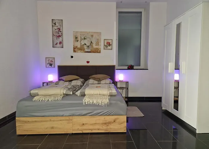 דירה Zentrales City-apartment Mit Garage Und Arbeitsplatz Geeignet Fuer Business Und Familie דיסבורג